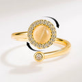 Cat’s Eye Stone Spinner Ring