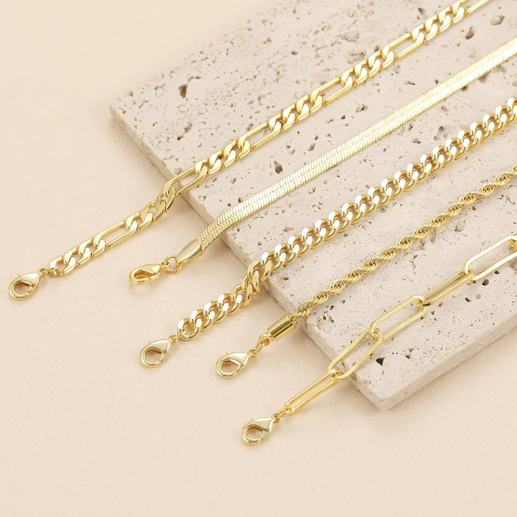 5-Piece Gold-Plated Bracelet Stack