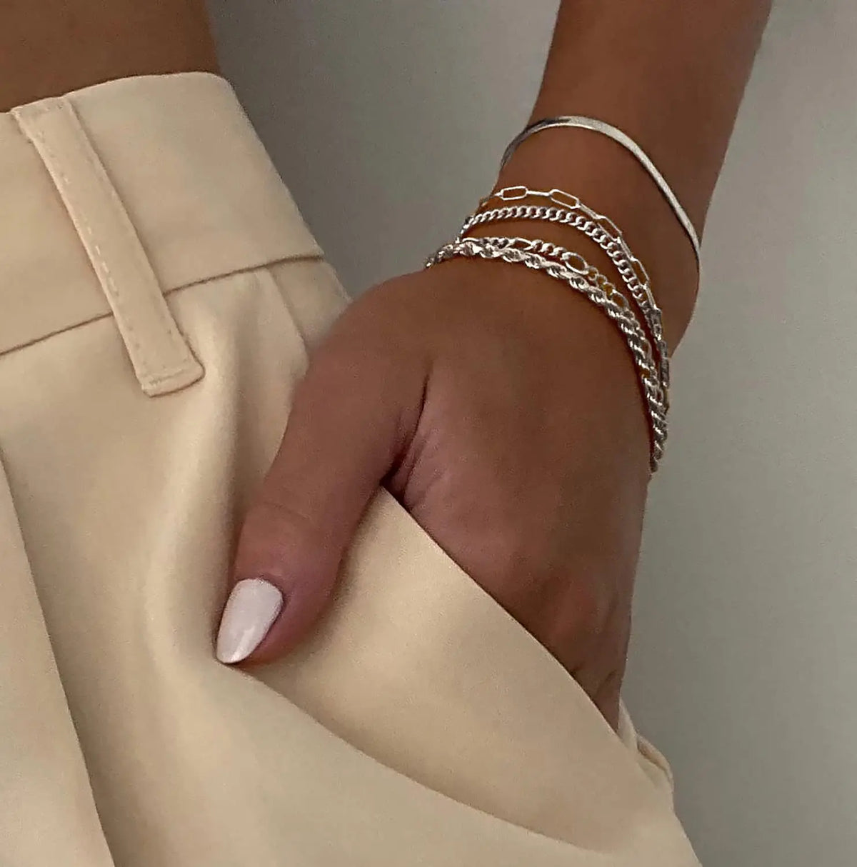 5-Piece Gold-Plated Bracelet Stack