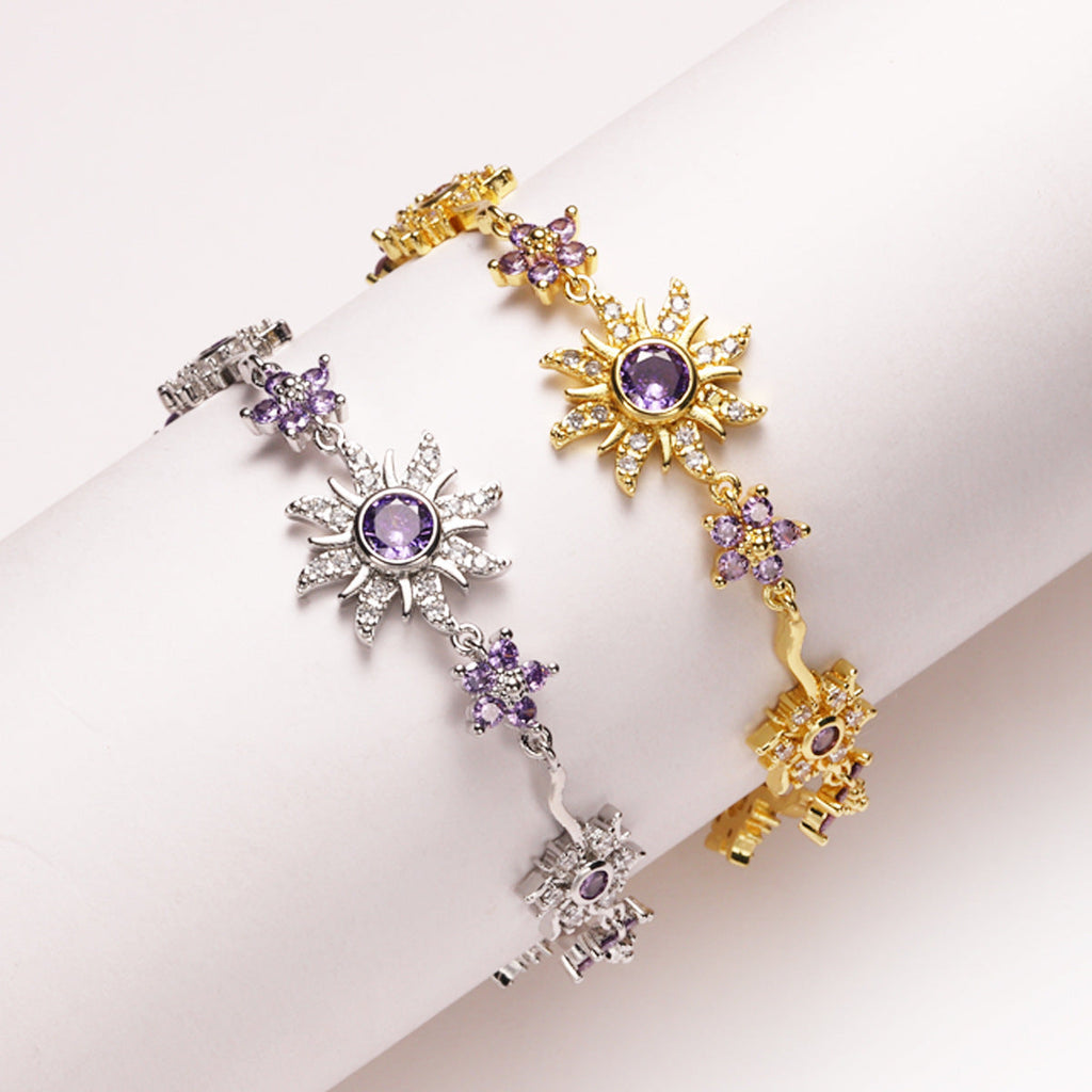 Celestial Starburst and Flower Station Bracelet