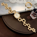 Chic Hollow Geometric Bracelet Watch