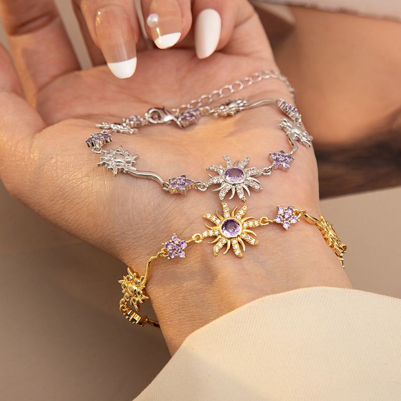 Celestial Starburst and Flower Station Bracelet