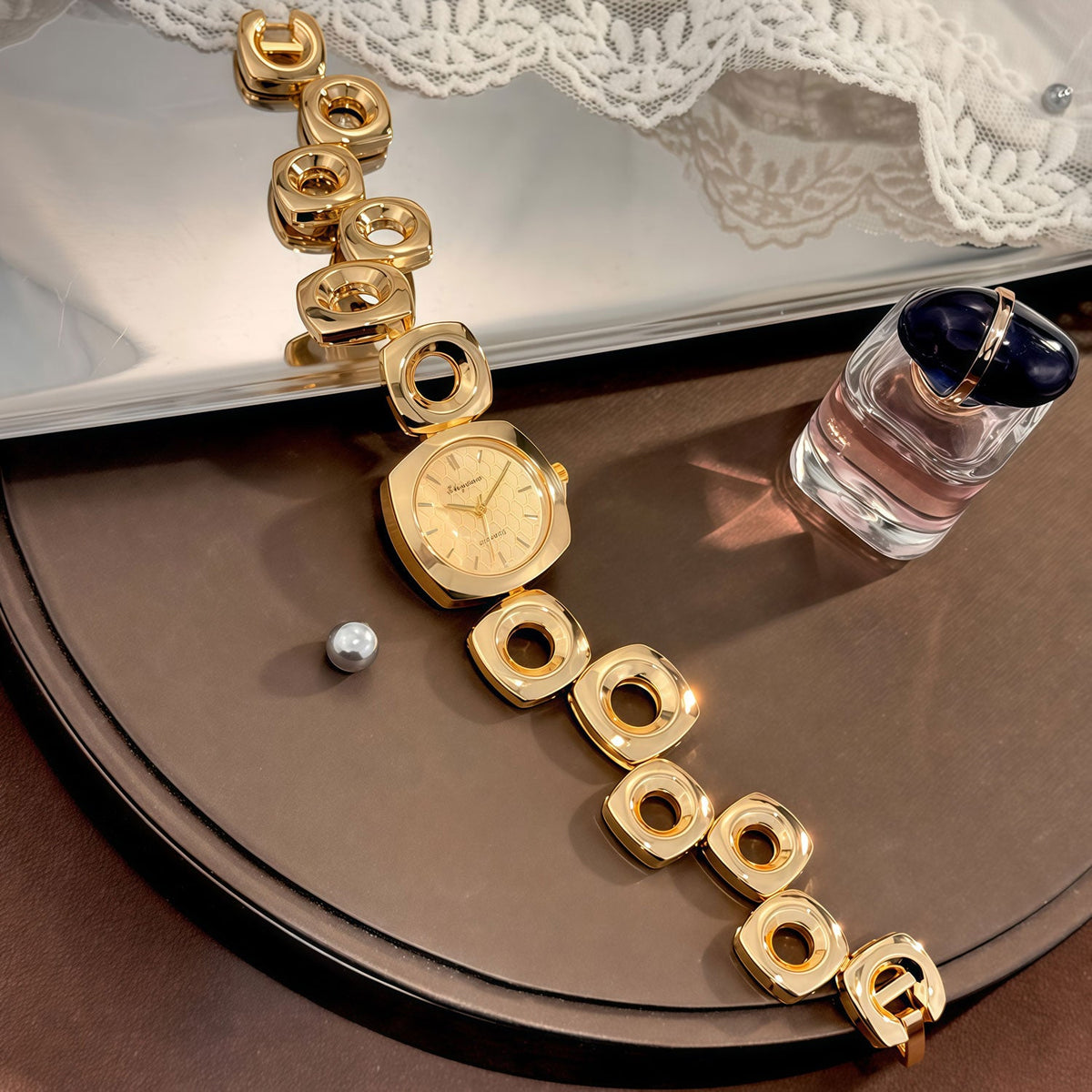 Chic Hollow Geometric Bracelet Watch
