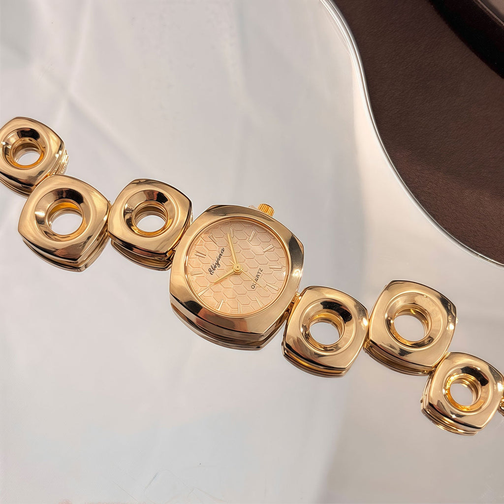 Chic Hollow Geometric Bracelet Watch