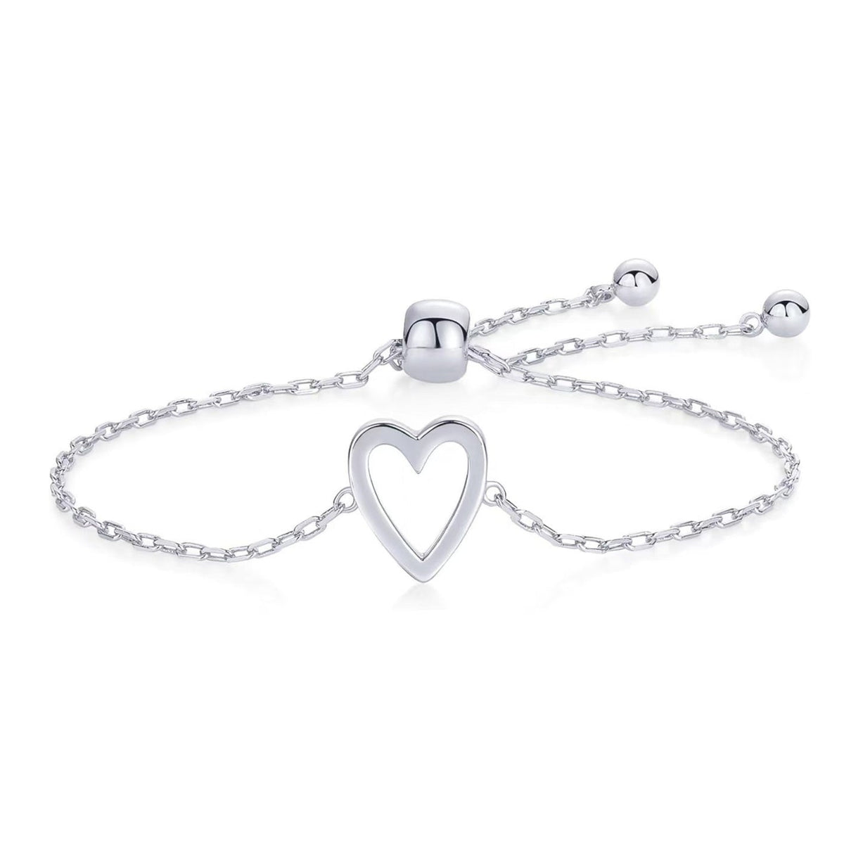 2 Pieces Matching Heart Bracelets – BFF & Mother Daughter Set