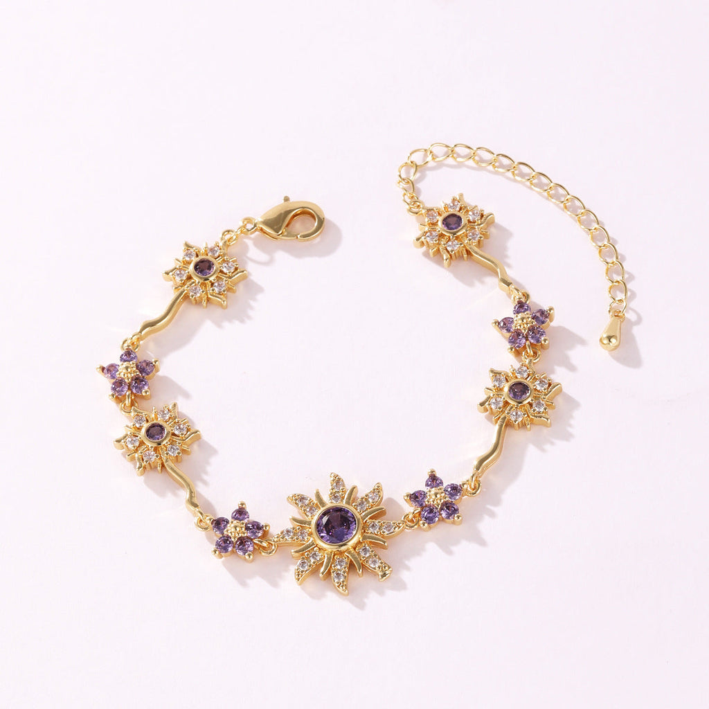 Celestial Starburst and Flower Station Bracelet