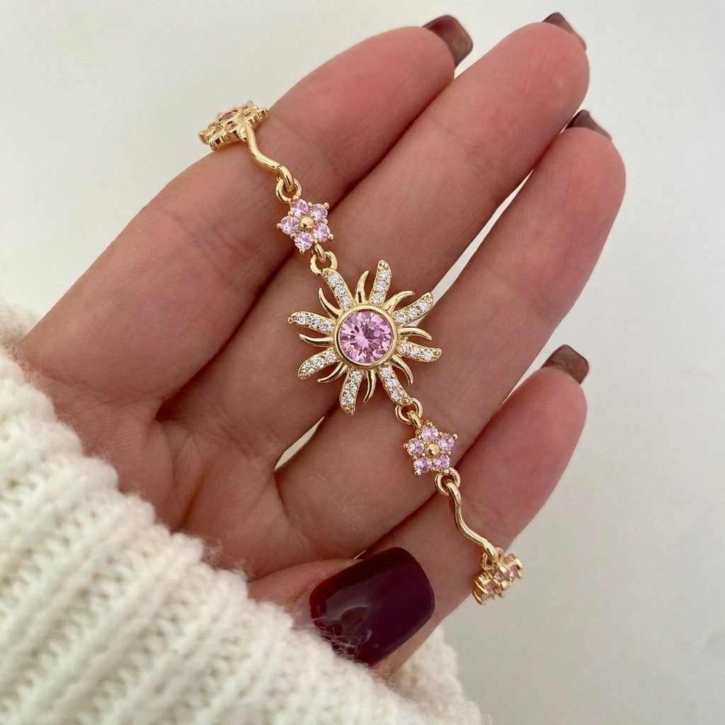 Celestial Starburst and Flower Station Bracelet