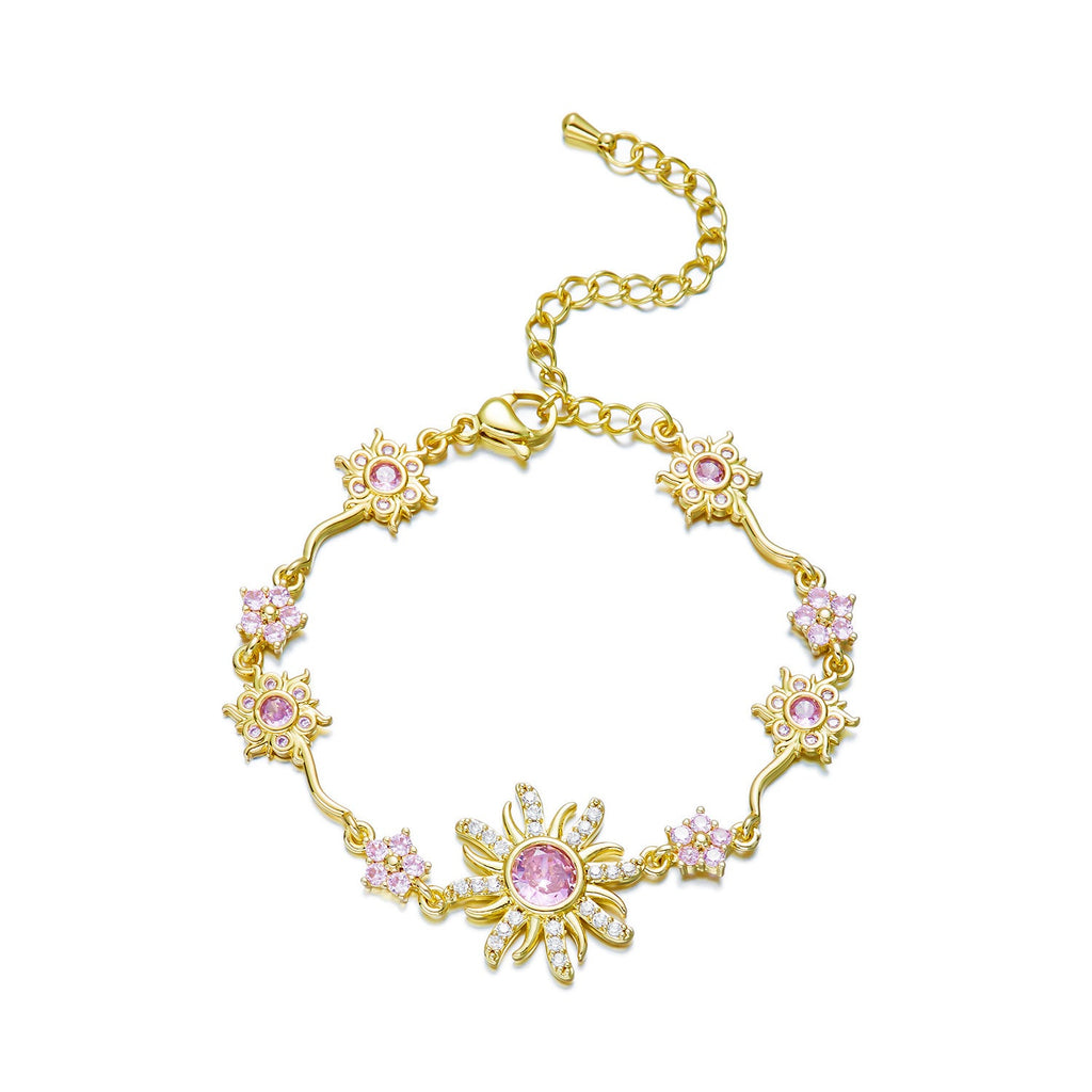 Celestial Starburst and Flower Station Bracelet
