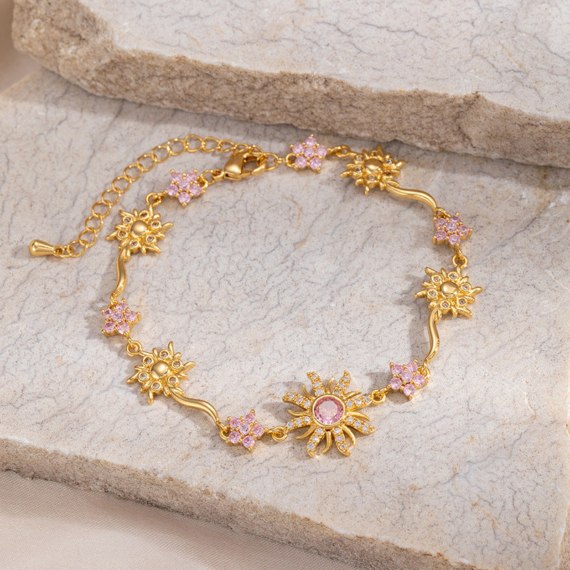 Celestial Starburst and Flower Station Bracelet