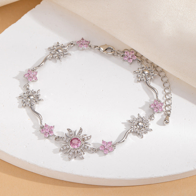 Celestial Starburst and Flower Station Bracelet