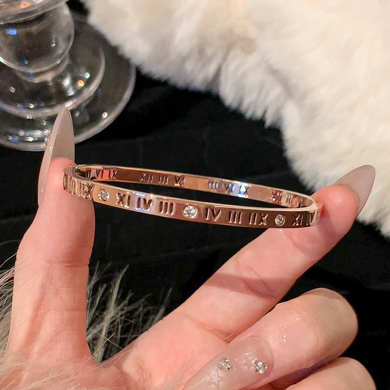 5-Piece Stainless Steel Stackable Bangle Set - Waterproof & Tarnish-Free